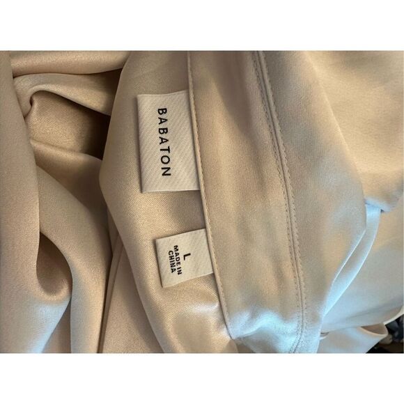 Aritzia Babaton Matte Pearl Dress Size Large NWT - Picture 7 of 8